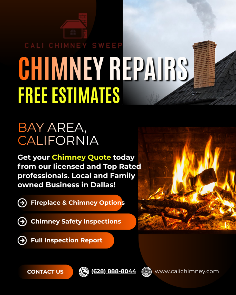 Chimney repair and fireplace service in California
