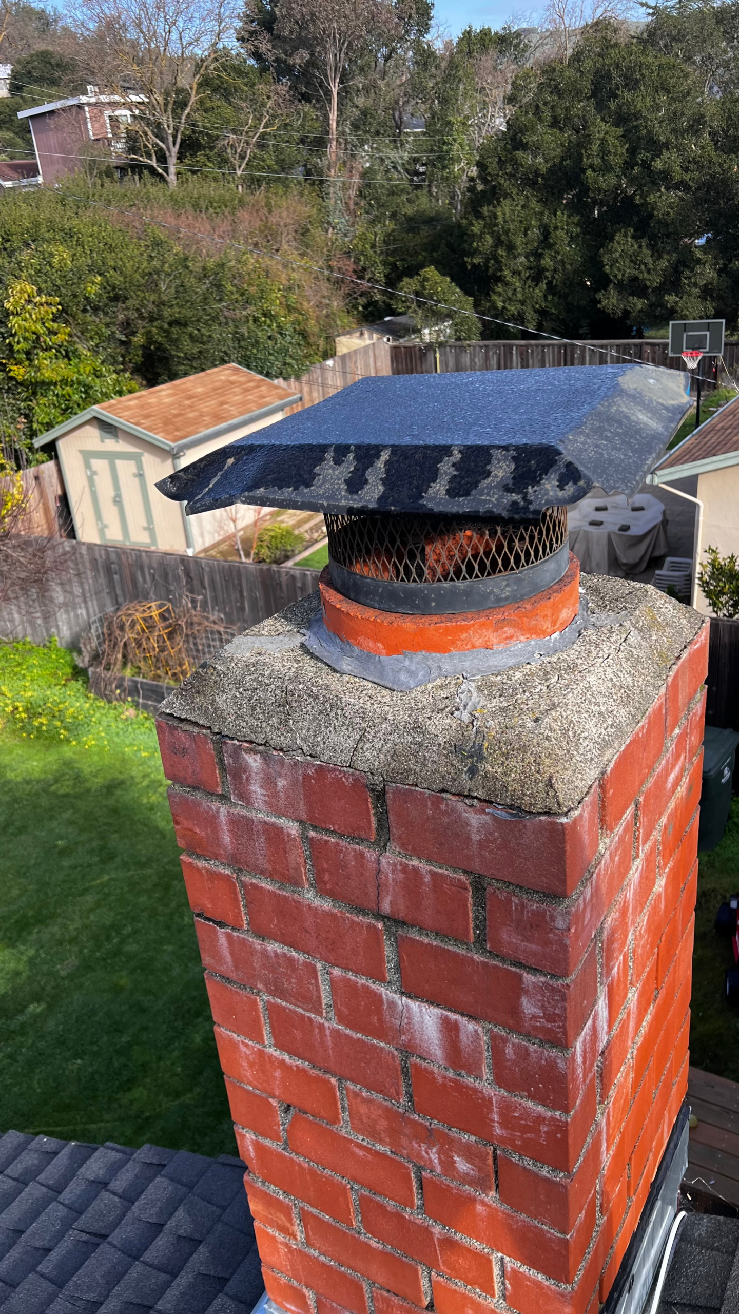 Chimney masonry repair and waterproofing by Cali Chimney Sweep professionals in the Bay Area